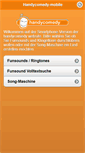 Mobile Screenshot of handycomedy.de